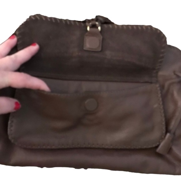 Antonio Melanie  large brown leather bag ,rubbing at one corner - Picture 1 of 13